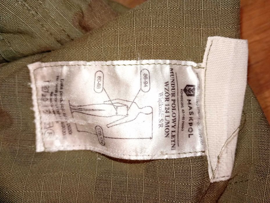 Spodnie mundur polowego letnie wzór 124L/MON