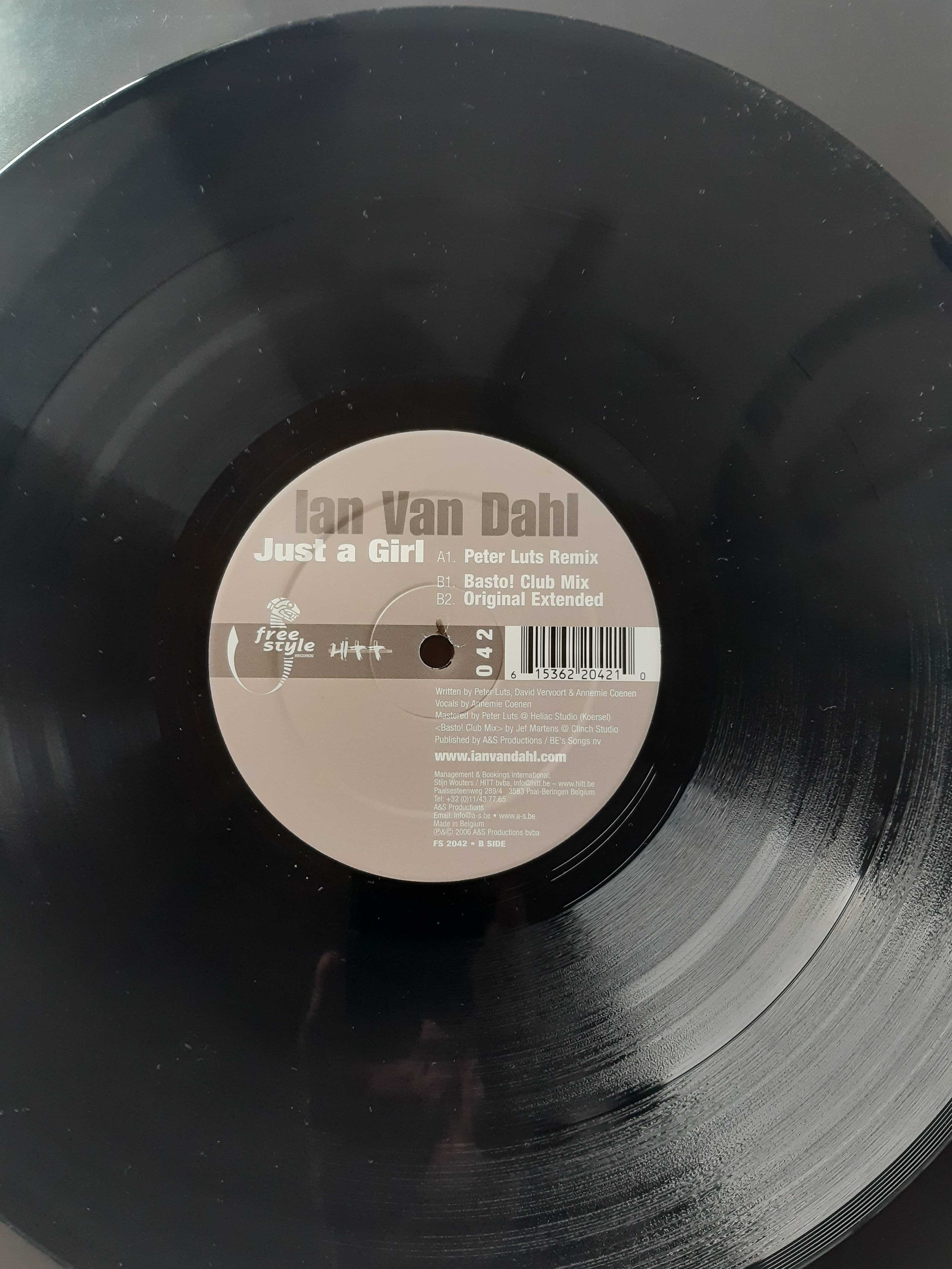 płyta winylowa maxi Ian Van Dahl – Just A Girl trance house