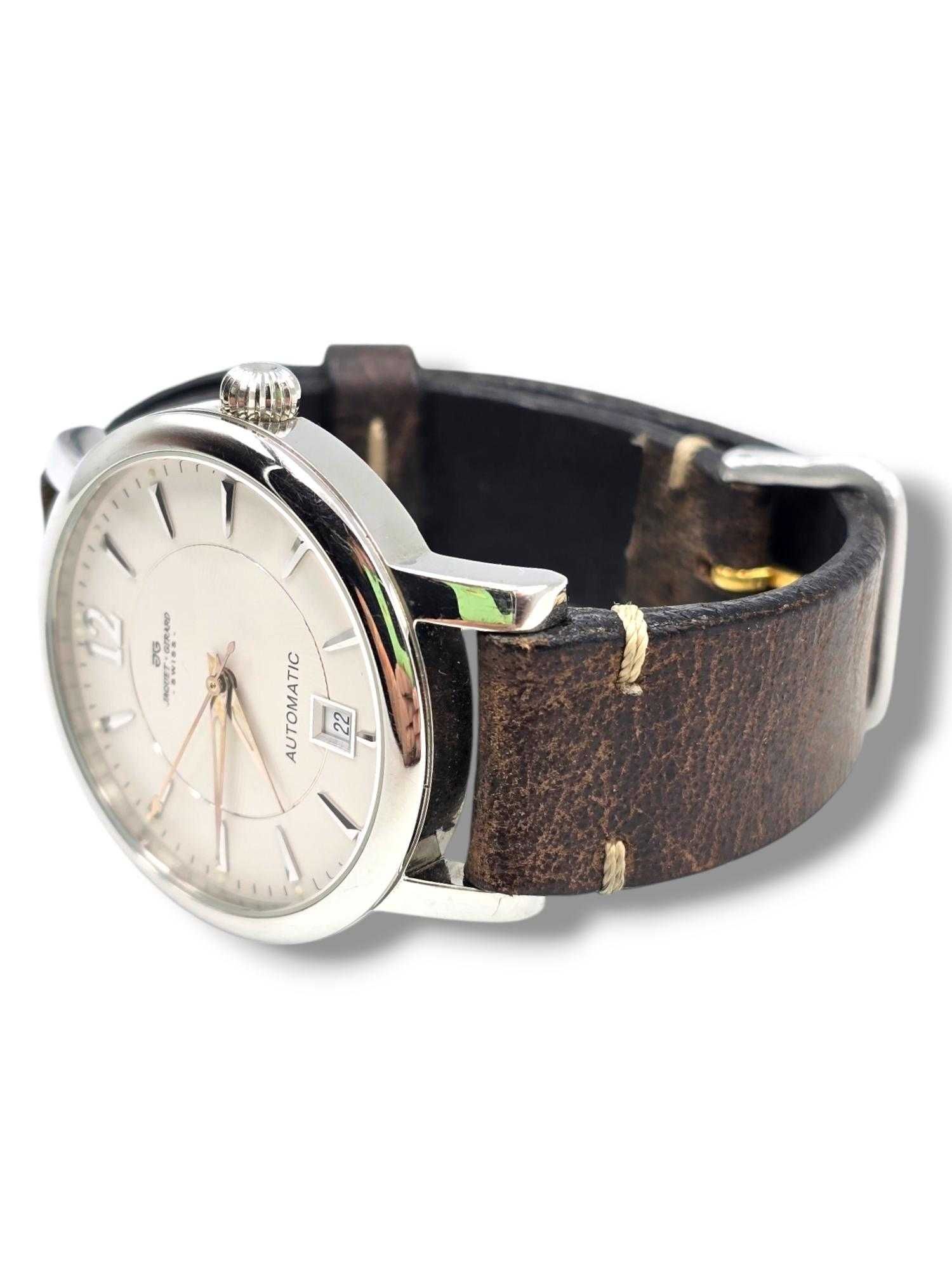 Ponadczasowy! Zegarek Jaquet-Girard Classique Automatique Date
