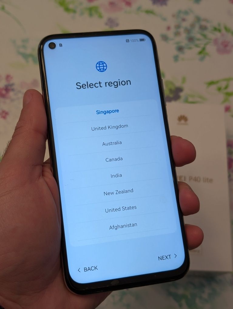 Telemóvel Smartphone Huawei P40 Lite Rosa como novo