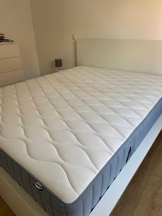Colchão Casal IKEA VÅGSTRANDA 160x200cm – Extra Firme – Como Novo!