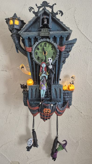 Zegar ścienny Halloween Tim Burton gnijaca panna młoda
