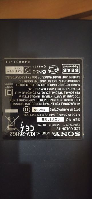 Телевизор Сони рабочий в хорошем состоянии