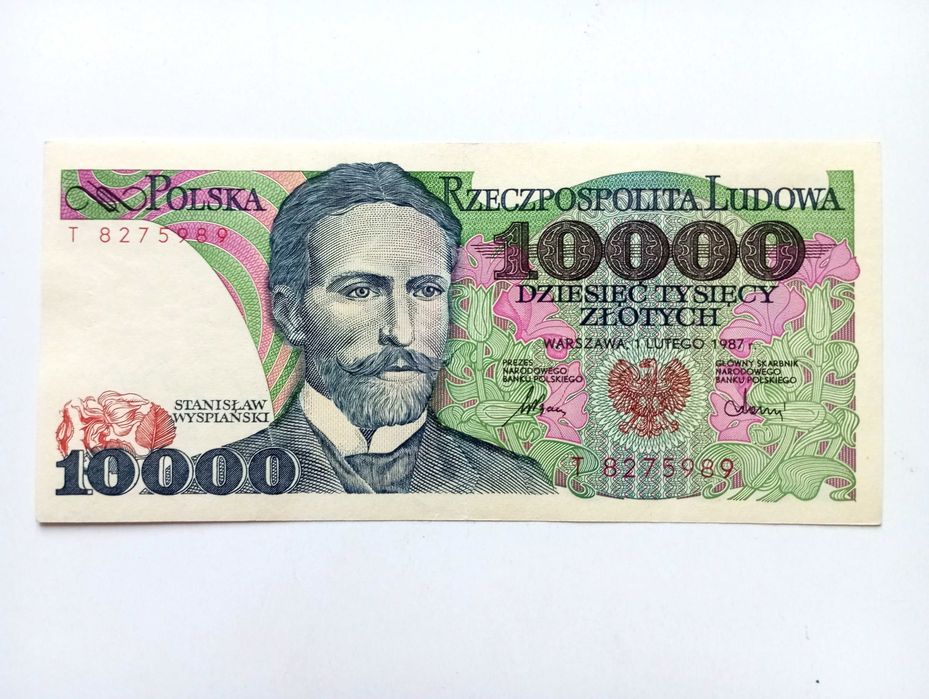10000 zł 1987   - T -