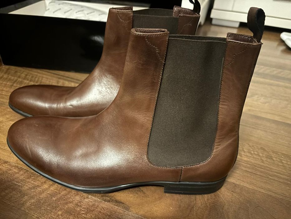 Buty skórzane Kazar sztyblety rozm. 44, NOWE