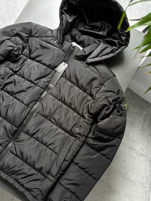 Стон Айленд куртка - Черный пуховик Stone Island (S M L XL XXL)
