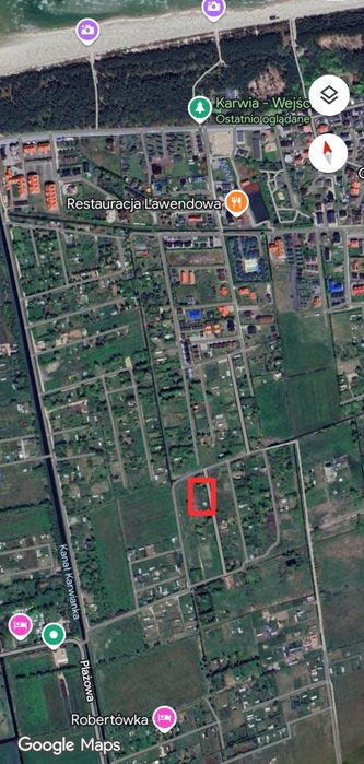 Działka 1000m*300 m od 1 linii brzegu i wejścia na plażę NR 45*Zamiana