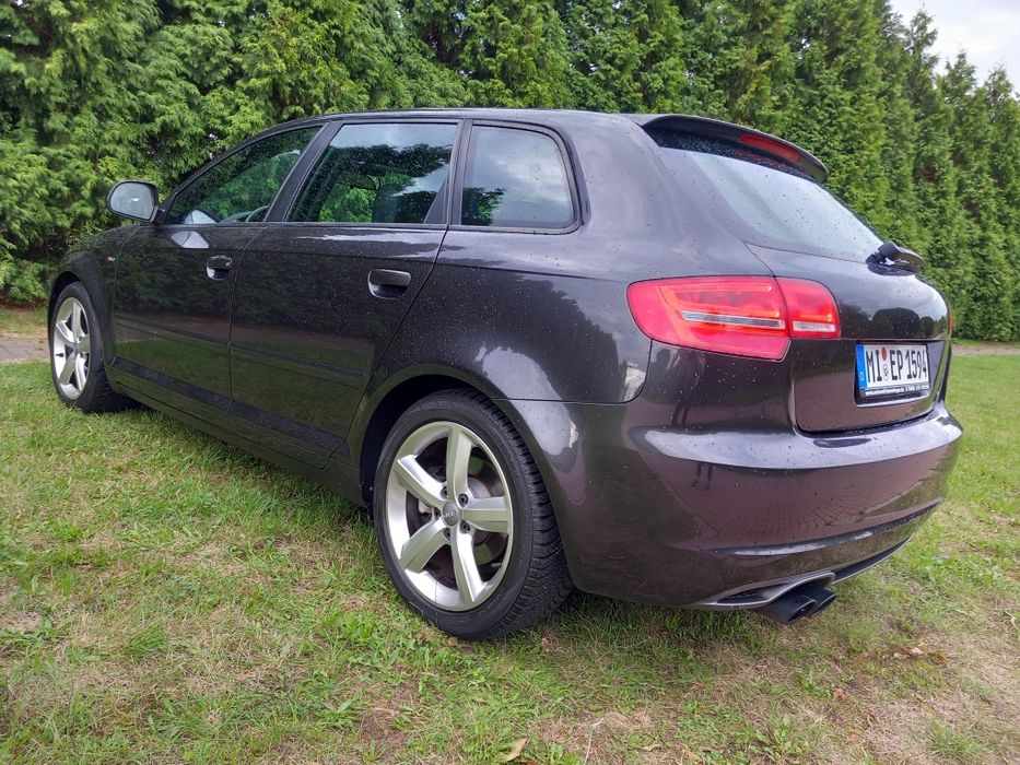 Audi A3 LIFT Quattro Sportback Orginał S-line 160ps 6b Klimatronik Alu