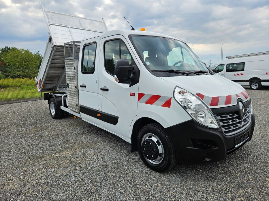 Renault Master  2.3 130KM / Brygadówka / 6-osob/ Wywrotka / Kufer / HAK 3.5T /