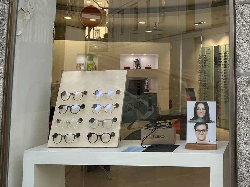 Expositor Óculos Mostruário Suporte Madeira - Novo - Envio