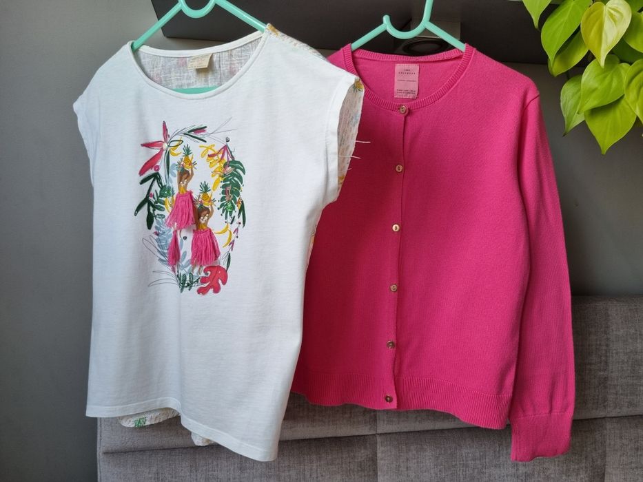 140 zara bluzka I sweterek