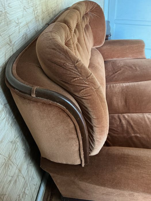 Sofá-cama 2 lugares veludo