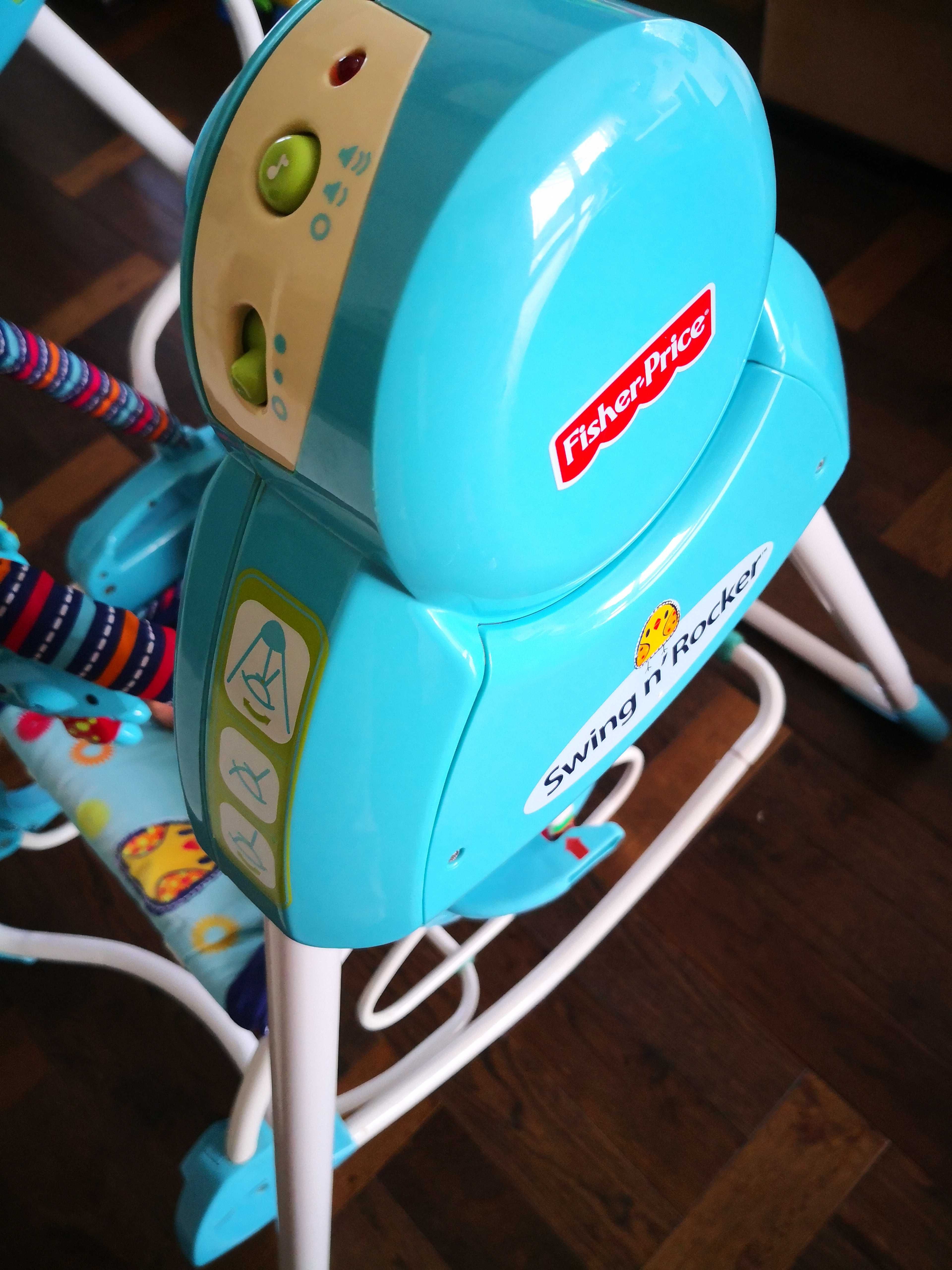 Huśtawka 3w1 leżaczek, krzesełko dla dziecka Fisher Price
