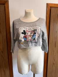 Crop top Disney z 3/4 rękawem