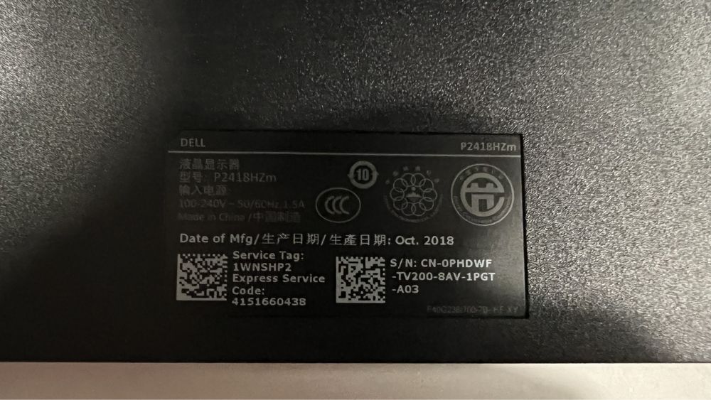 Monitor Dell P2418HZM (Multimedia)