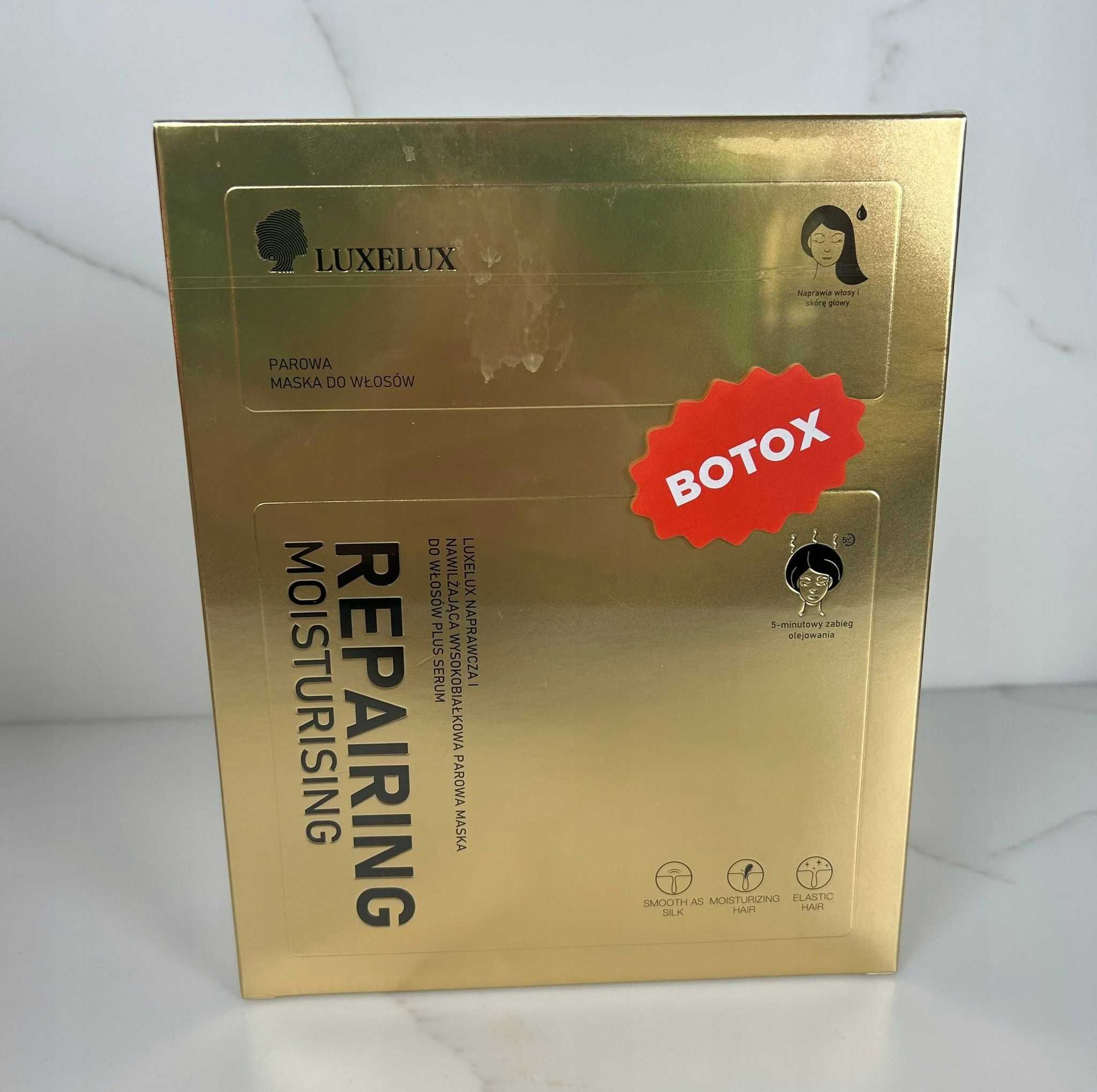 LUXELUX naprawcza i nawilżajaca wysokobialkowa maska do włosów BOTOX