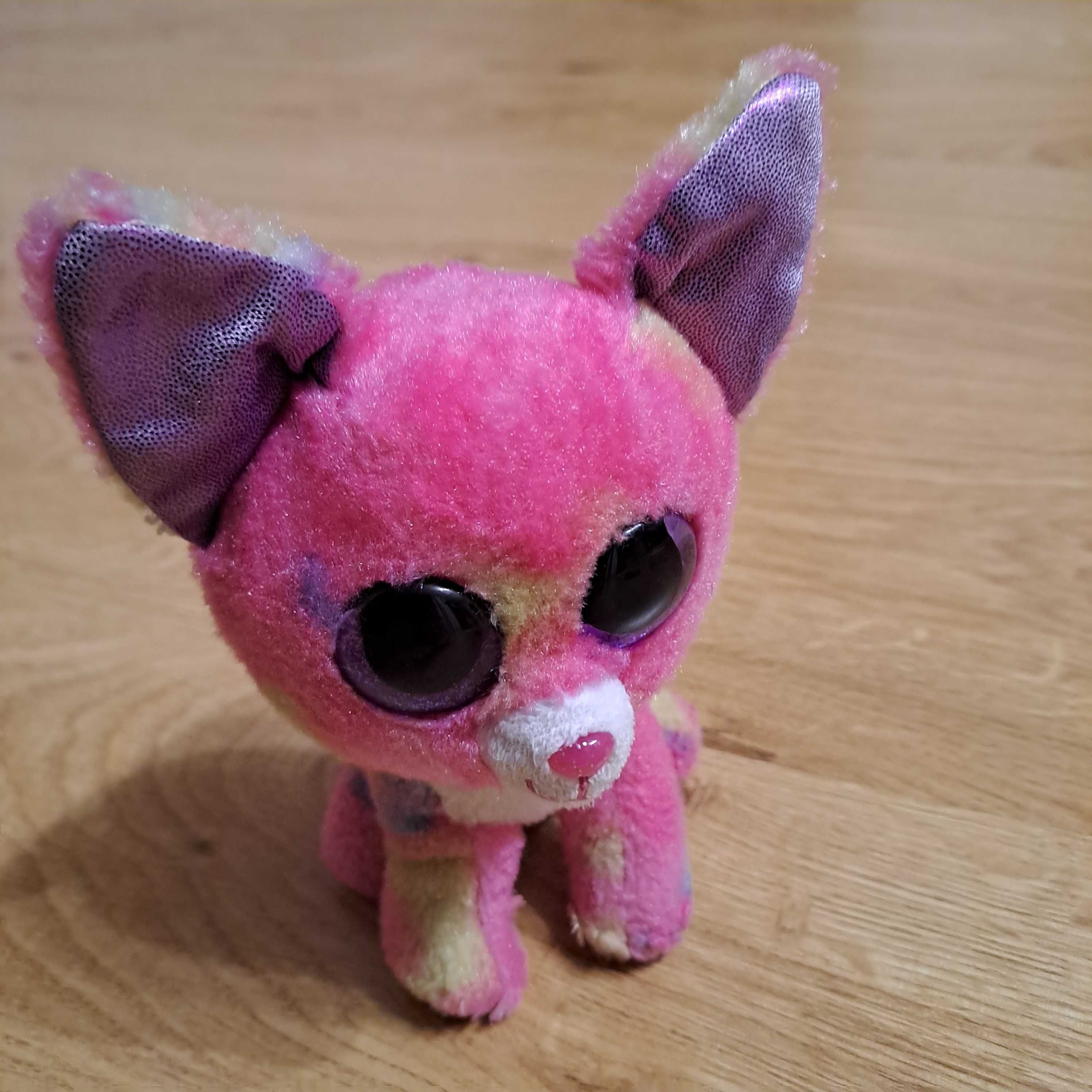 Pluszak Beanie Boos Cancun - Różowy Piesek Chihuahua 15 cm