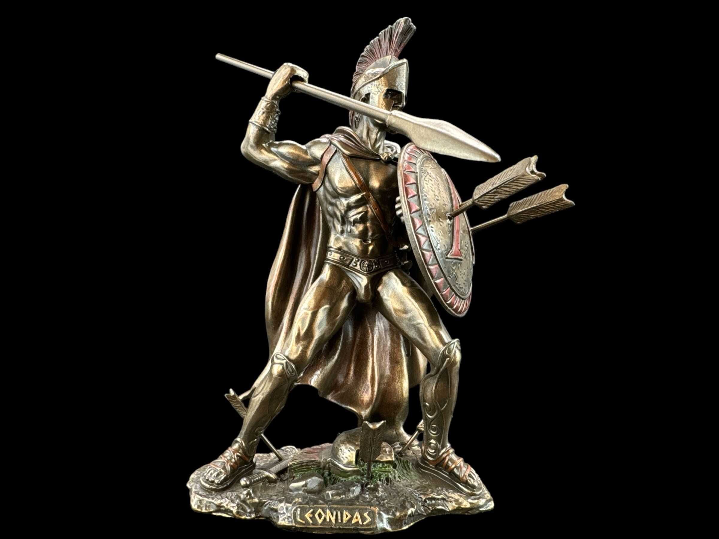 rzeźba figurka LEONIDAS - król  Sparty VERONESE WU78107A4
