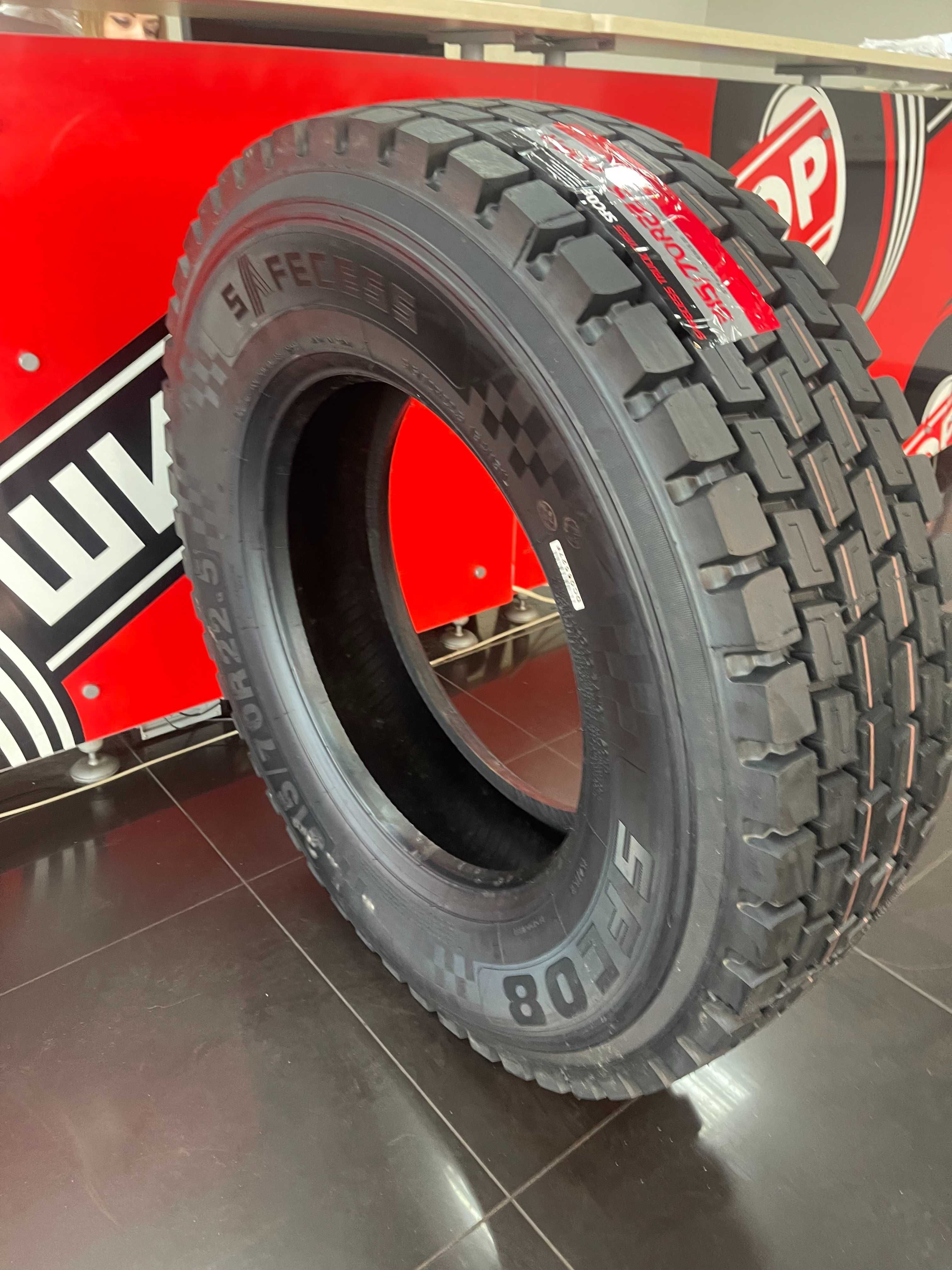 Шини колеса ведучі SAFECESS 315/70R22.5 тягач безкоштовна доставка НП