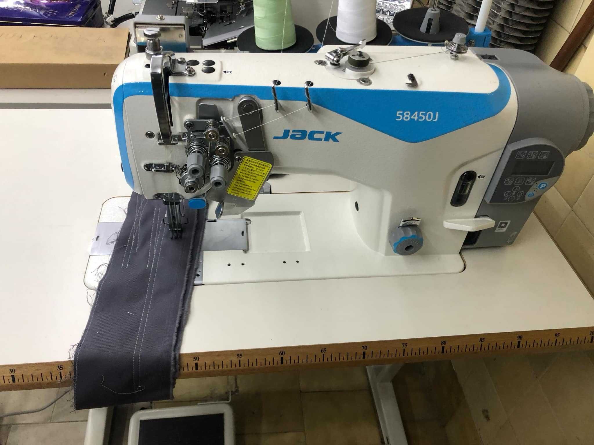 maszyna  dwuigłówka jack jk-58450J automat wyłączne igły jak nowa