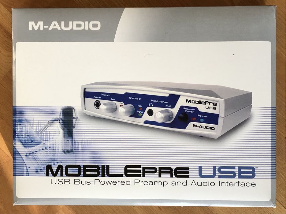 NOWY profesjonalny mobilny intefejs audio M-Audio MobilePre USB folia