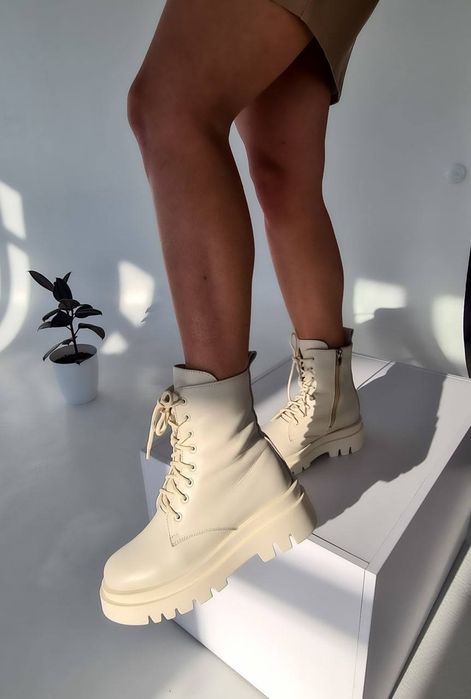 Жіночі зимові ботинки натуральна шкіра та хутро