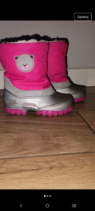 Buty zimowe dla dziewczynki