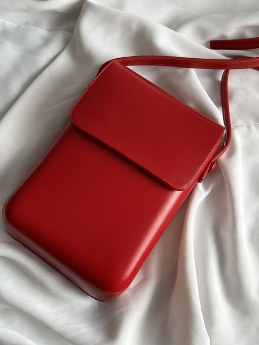 Трендова сумочка, червоного кольору