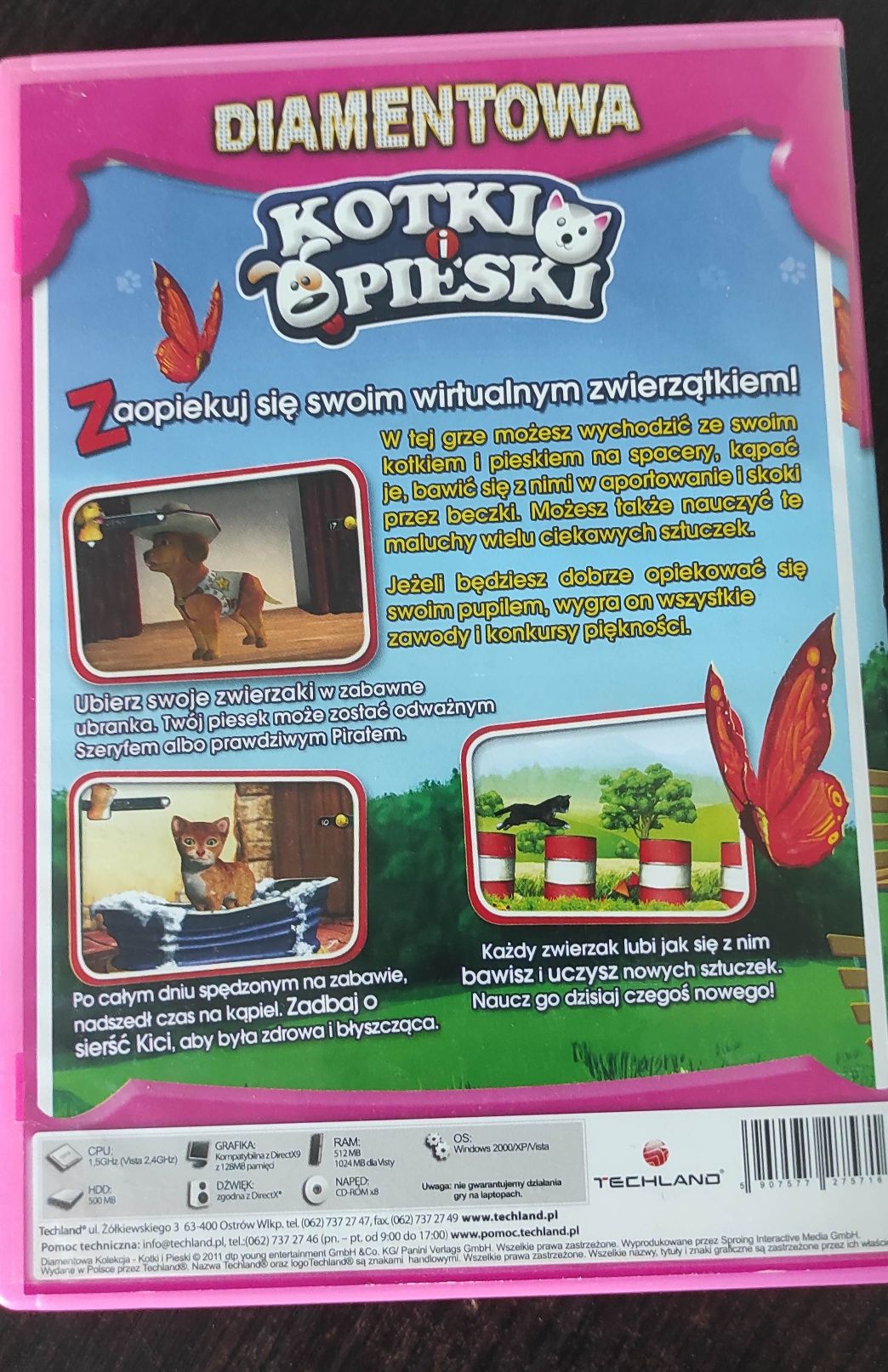 Pieski i kotki gra komputerowa diamentowa kolekcja