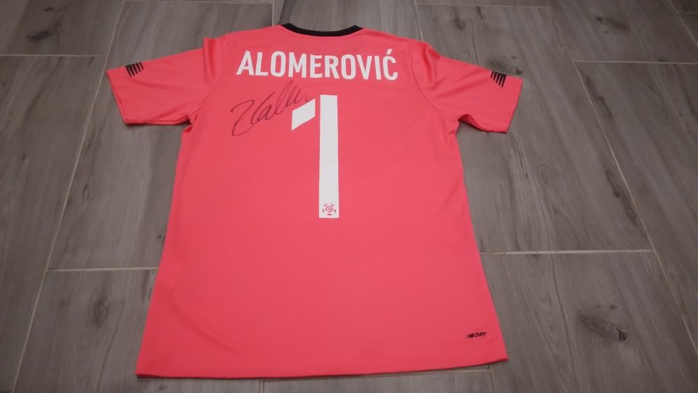 Koszulka z autografem Zlatan Alomerović Nowa New Balance Ekstraklasa