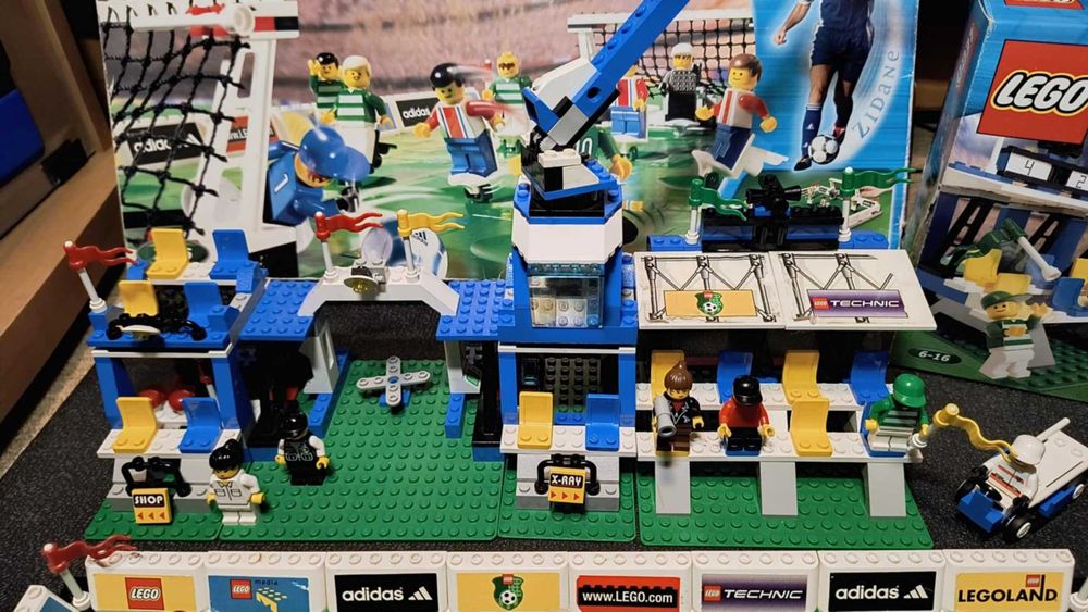 LEGO Football Piłkarzyki Stadion 3409 trybuny dodatki 3401, 3403, 3408