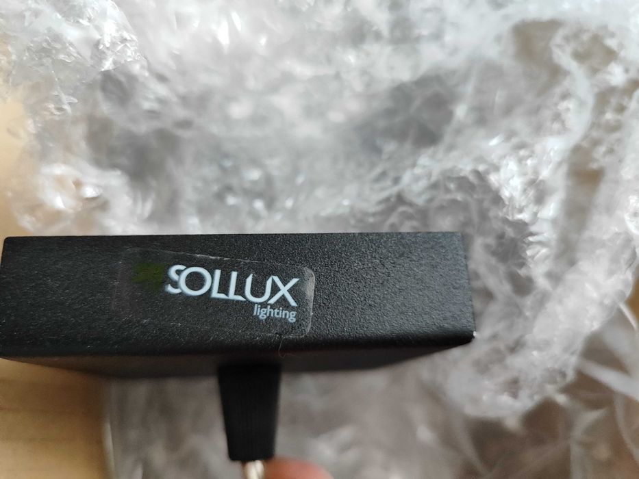 Sollux Lagos 1 - czarna lampa wisząca (tuba), GU10, regulowana długość