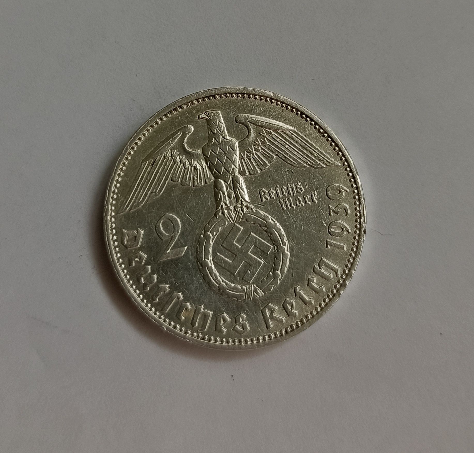 2 марки 1939год третий рейх