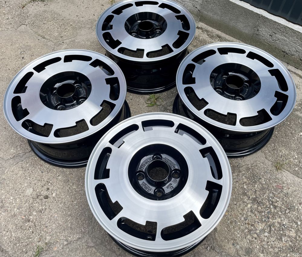 Felgi PIRELLI 4x100 14” 6j et 38 VW golf MK1 MK2 CAddy cult