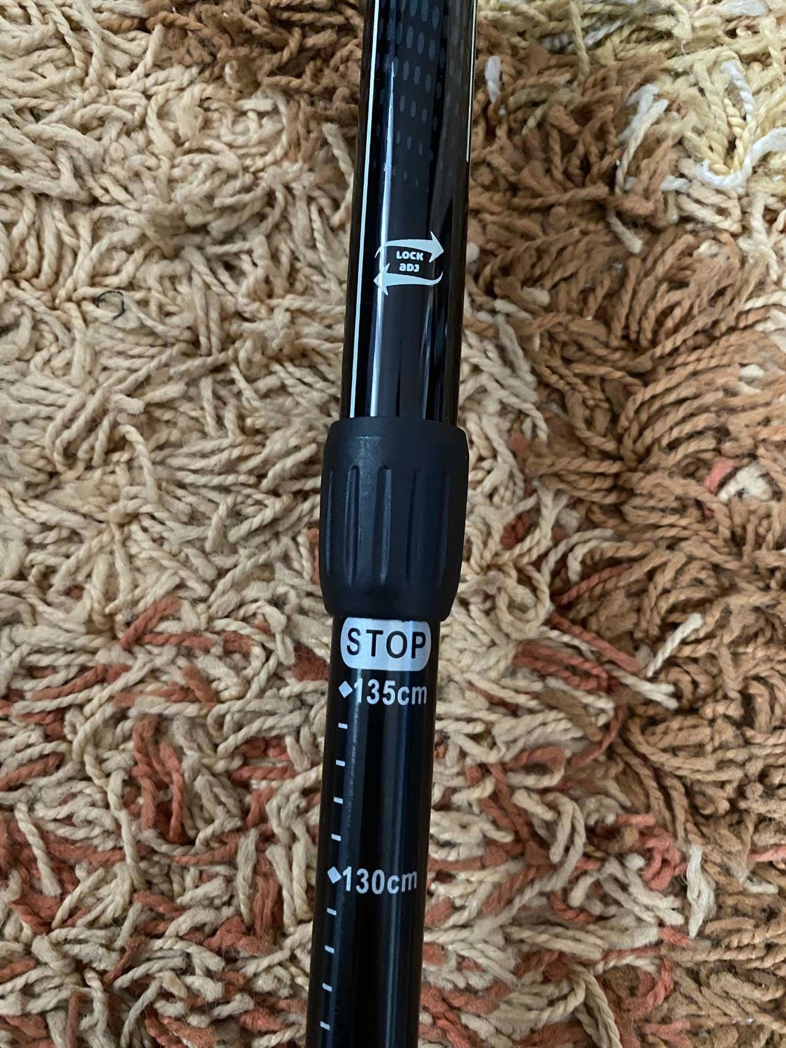Kijki do nordic walking/trekkingowe Hi-Tec Edge – czarne, stan bd