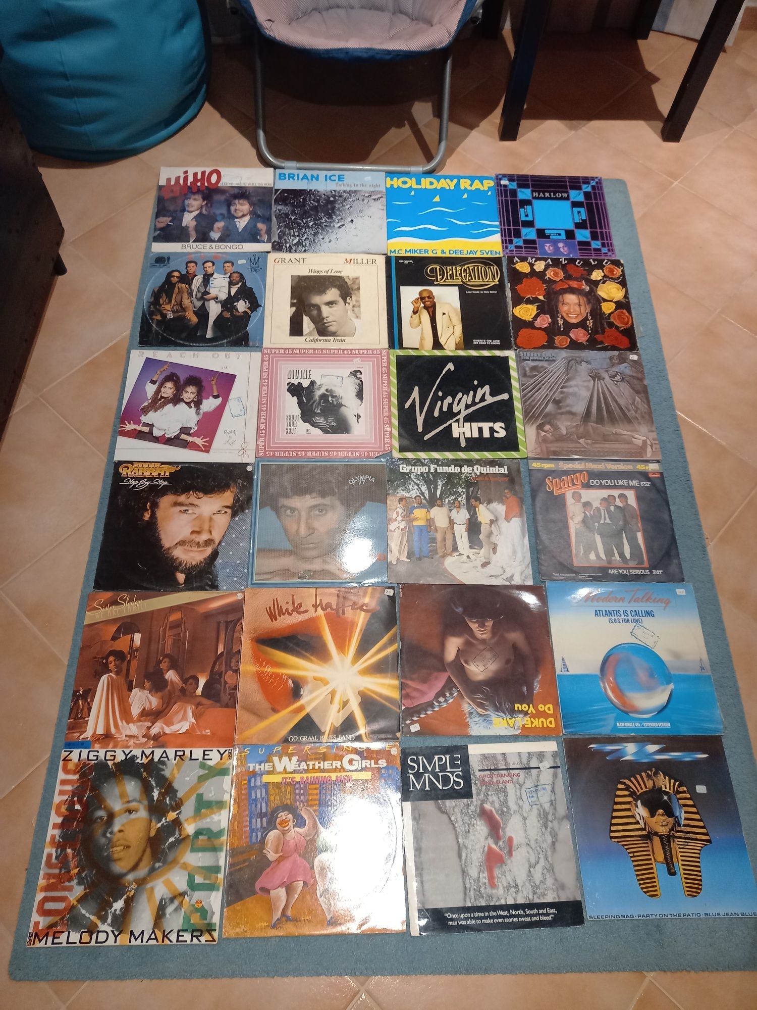 Colecção de discos vinil