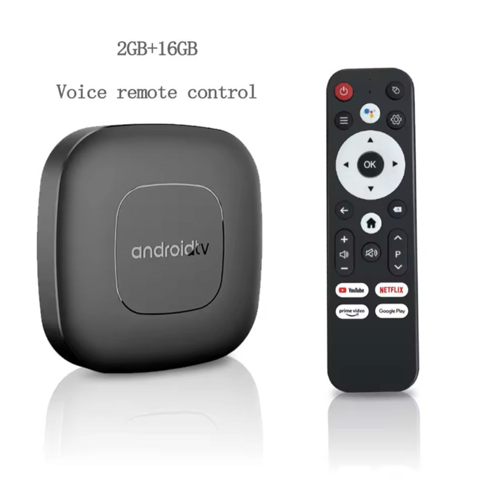 Tv Box Android 13 com bluetooth e Wi-Fi dual band 2.4 e 5G
