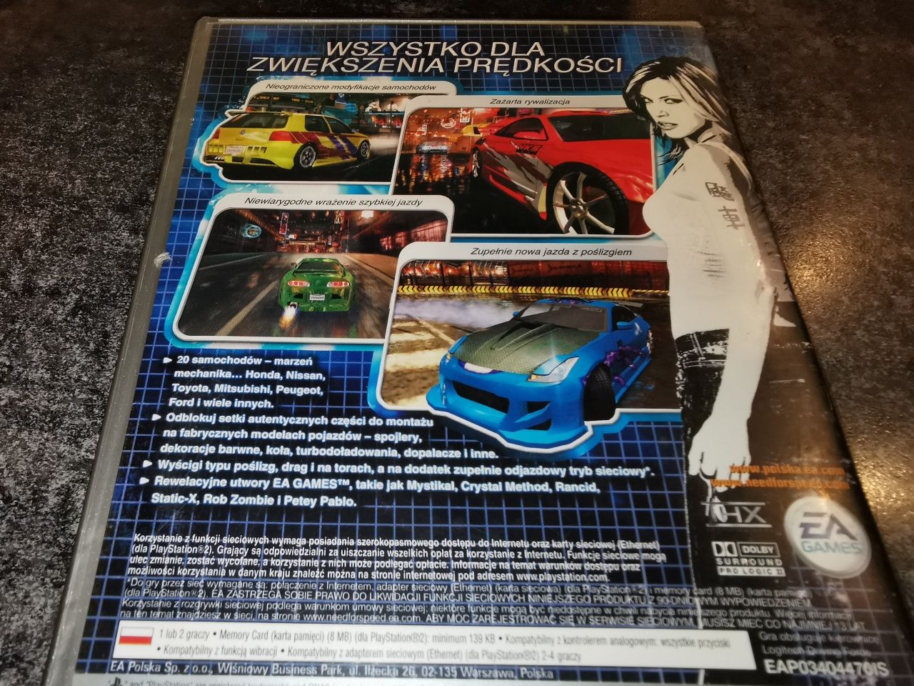 Need for Speed Underground PS2 gra (wyd polskie) SKLEP Ursus