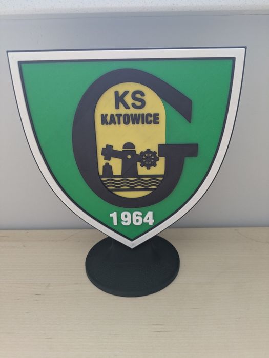 Herb GKS Katowice stojacy