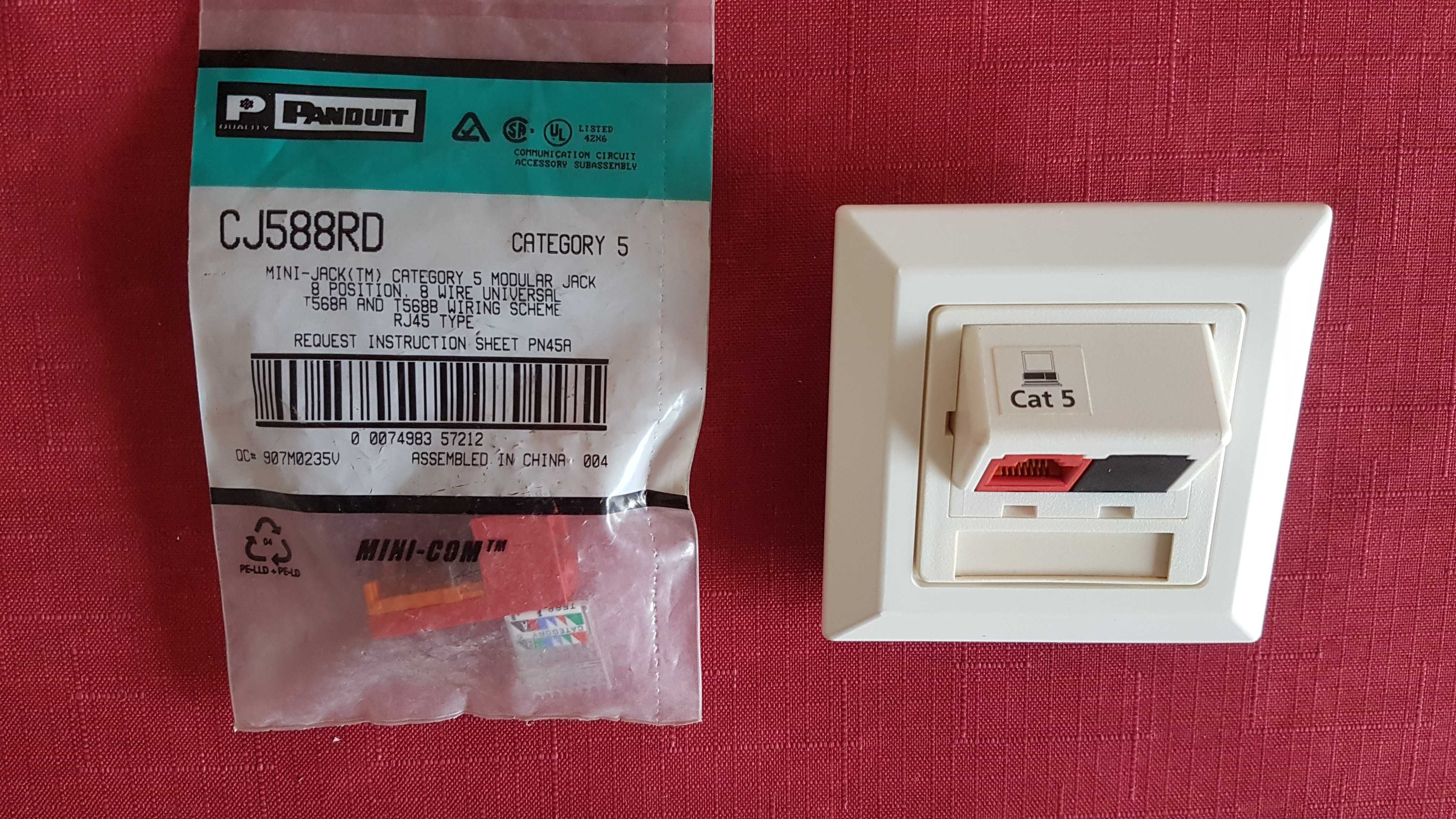 Gniazdo komputerowe  2x RJ45  CAT5