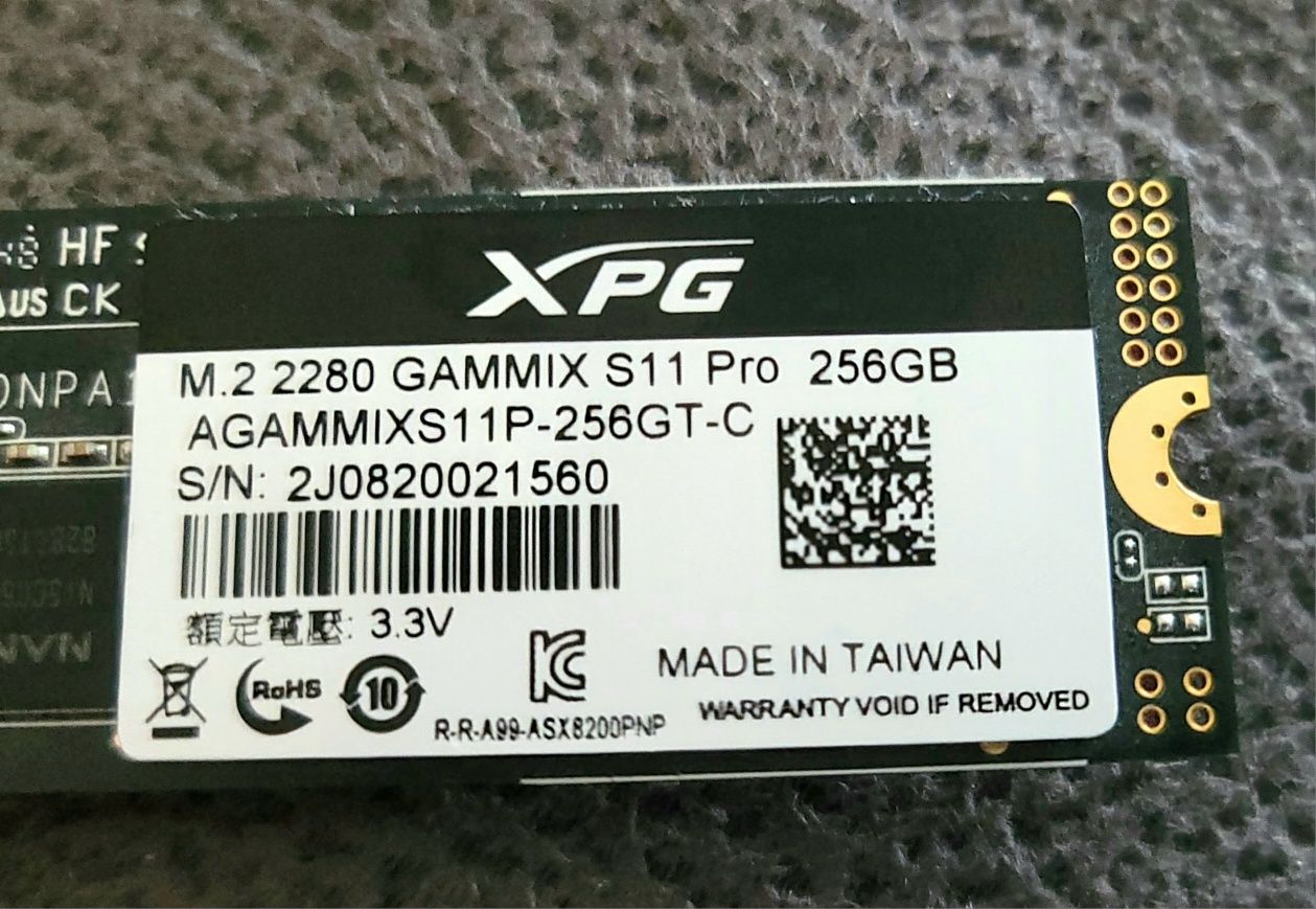 Dysk SSD 256GB XPG Gammix S11 Pro