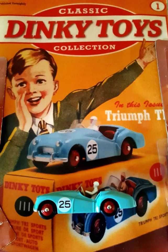 Triumph TR2 Sports, Dinky Toys Atlas, 1/43