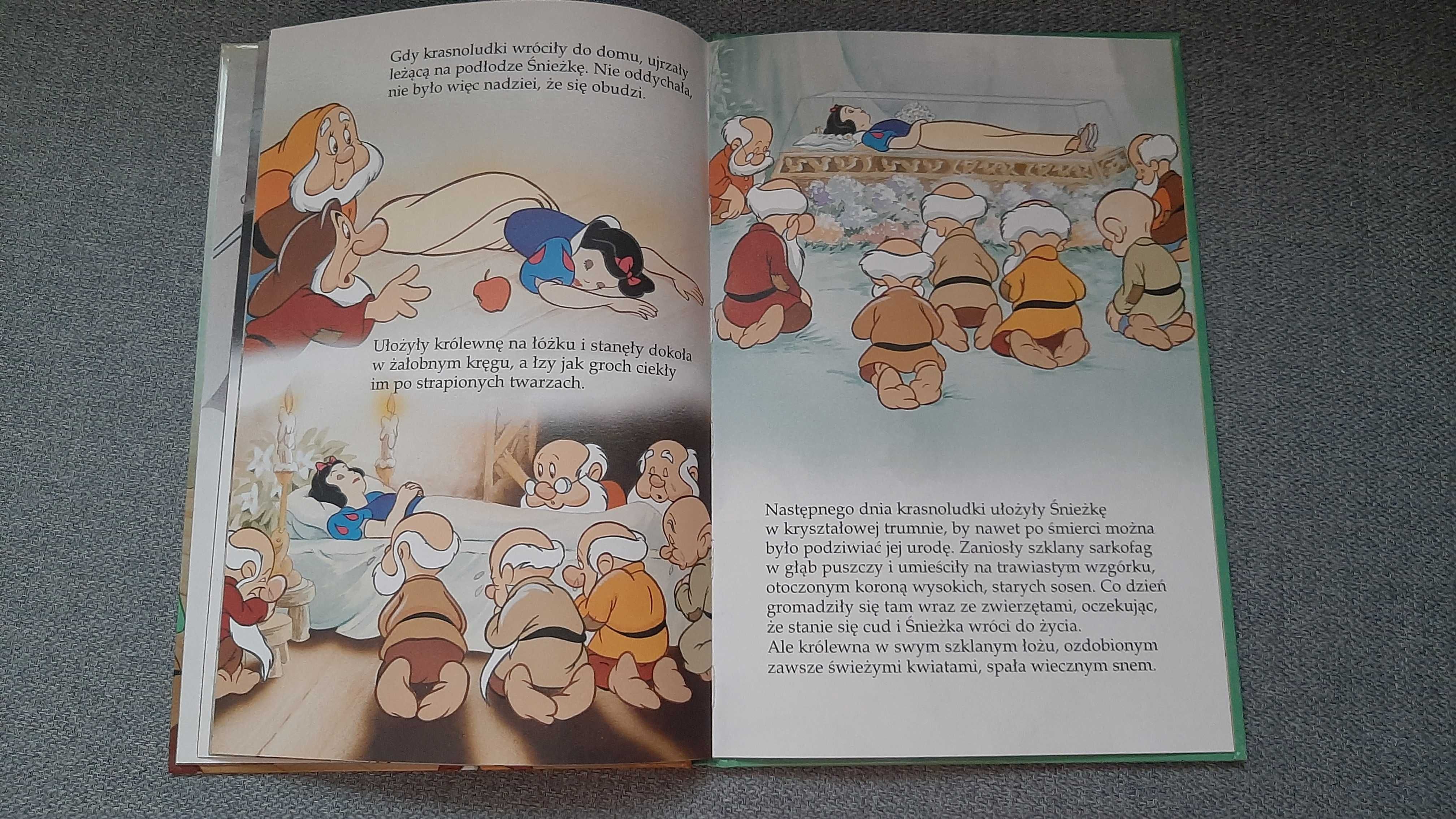 3x Disney Kopciuszek Śnieżka Piękna i Bestia Egmont A5 twarda oprawa