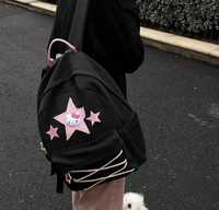 Рюкзак со звездами hello kitty готика y2k