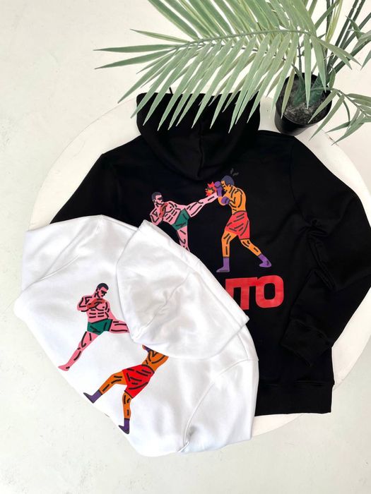 Худі Manto удар/кофта манто чорна/ чоловіче худі манто біле/светр мант