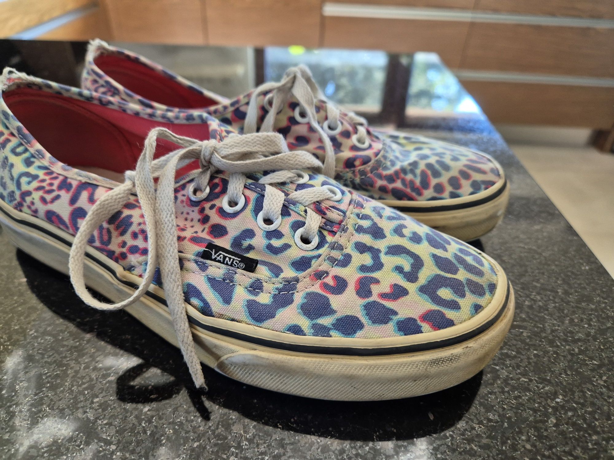 Buty Vans Authentic 38 leopard multi True White trampki na wf