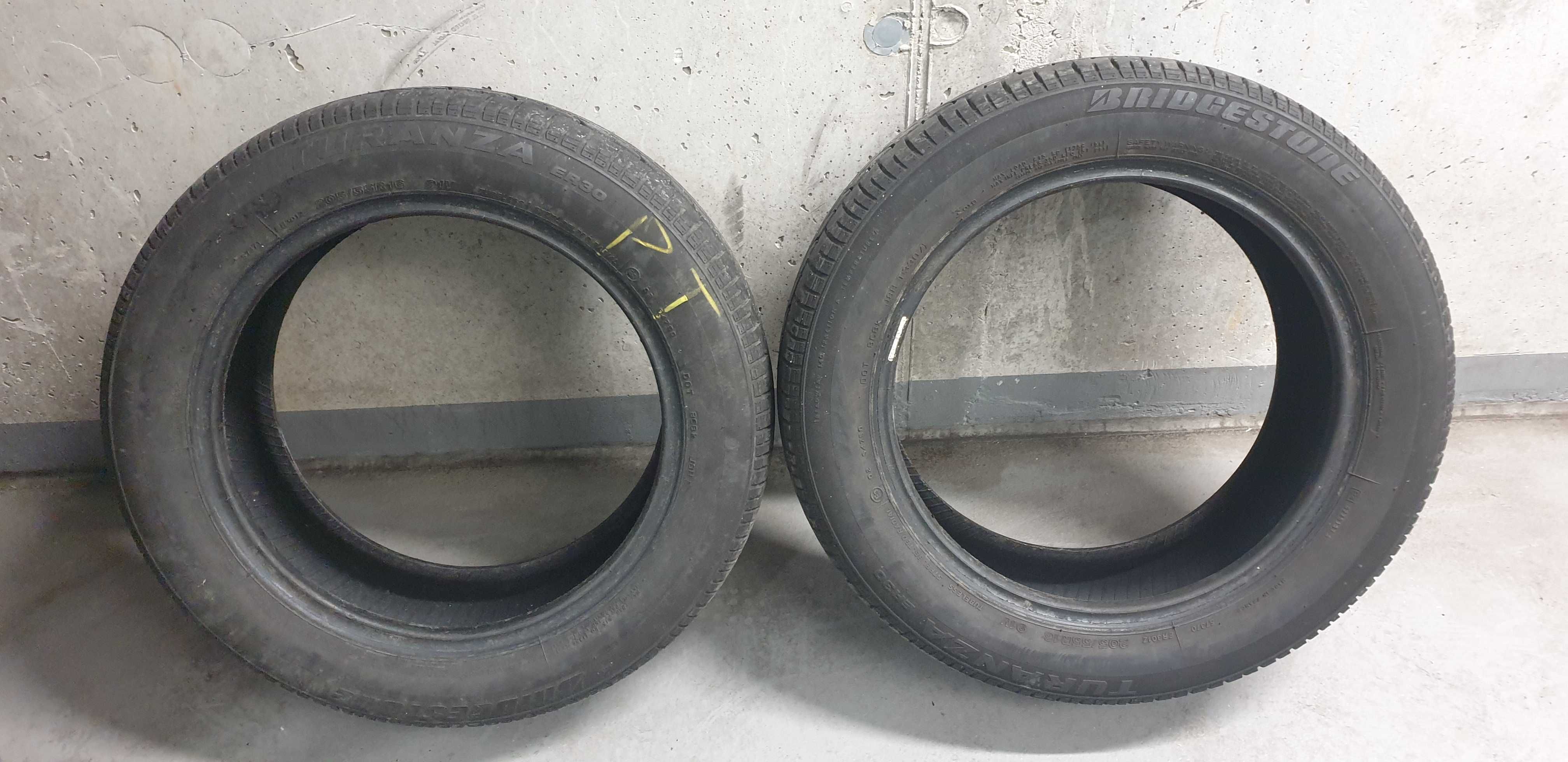 BRIDGESTONE Turanza ER30 205/55/16 91V 6,2mm 2 sztuki