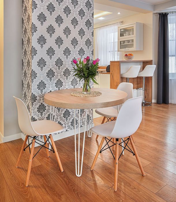 Stół okrągły, rozkładany, 20 kolorów blatów