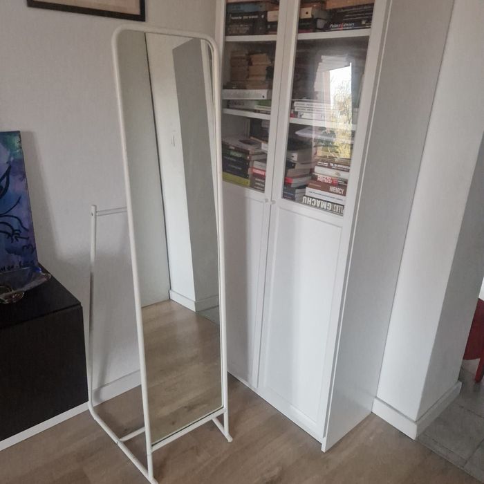 Lustro stojące wieszak KNAPPER
Lustro stojące, biały