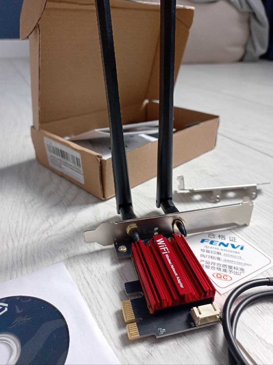 Fenvi WiFi 5 PCI-E 2,4 ГГц, 5 ГГц, 1200 Мбіт/с, 2 антени + BT 4.0